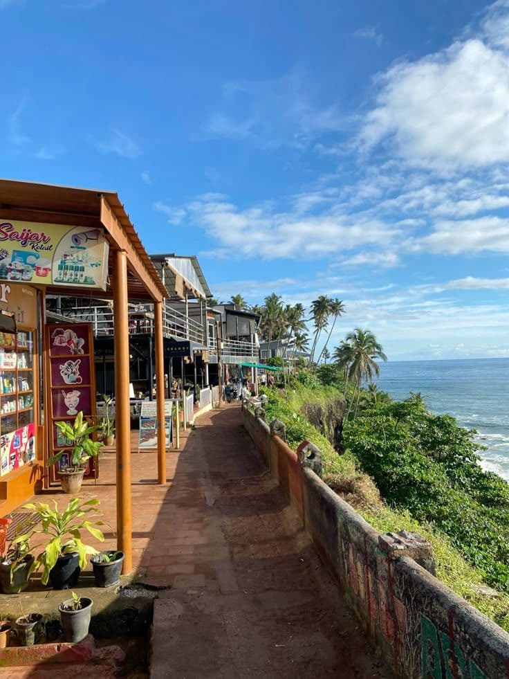 Varkala Cliffside Beach